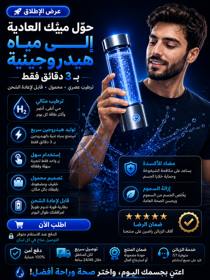 اشرب ميّ أنضف، أخفّ، وأطيب وين ما كنت 🚀